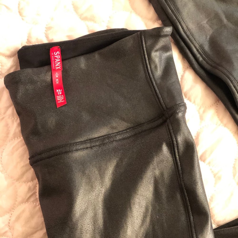 Spanx Faux Leather Leggings